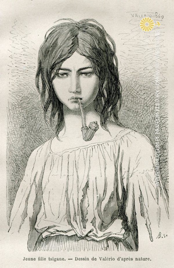 Théodore Valerio, Jeune fille tsigane