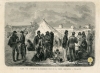 Un campement de Bohémiens près de la porte Saint-Quin