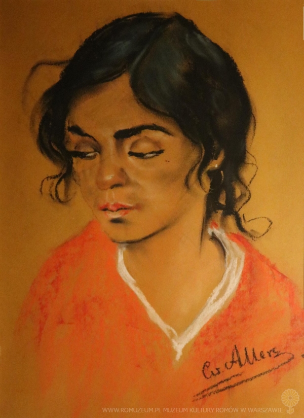 Portret młodej Cyganki