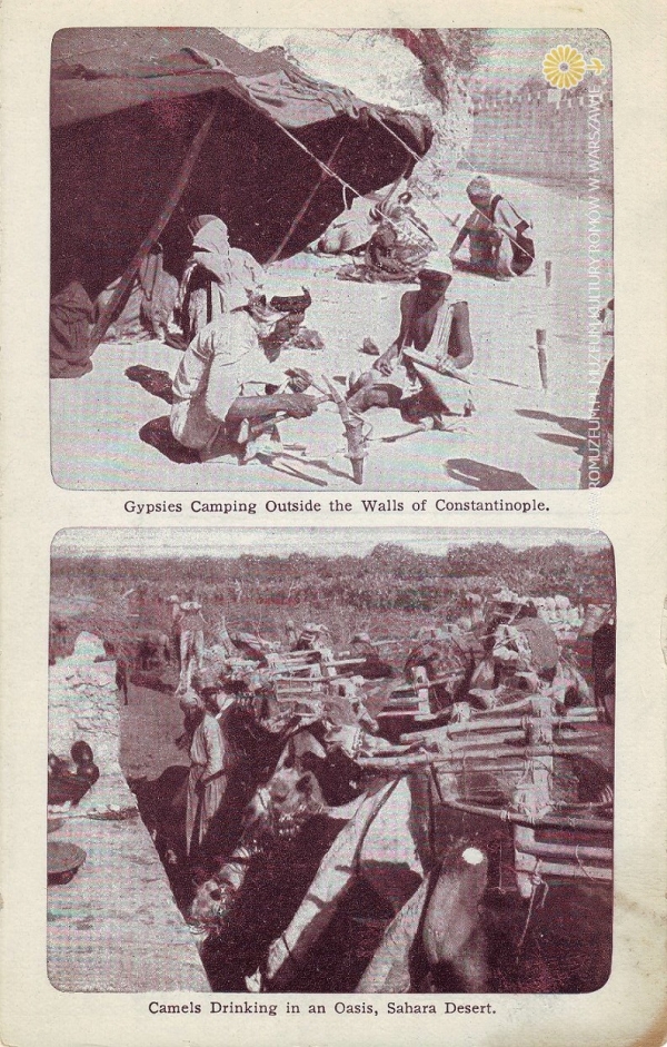 Gypsies Camping Outside the Walls of Constantinople