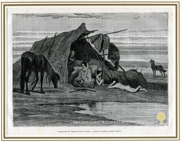 Théodore Valerio, Campament de Tsiganes dans la Puszta