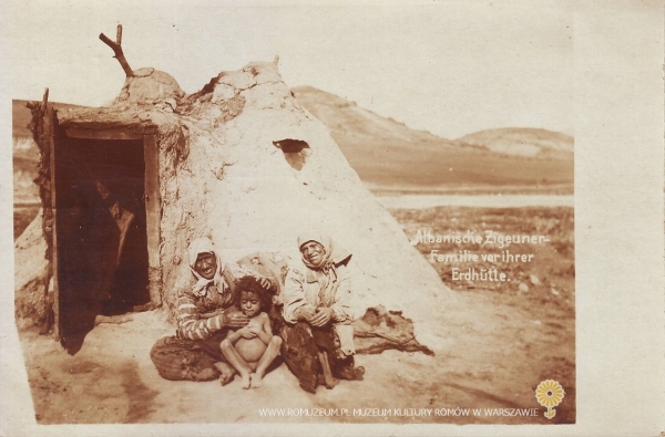 Albanische Zigeuner Familie