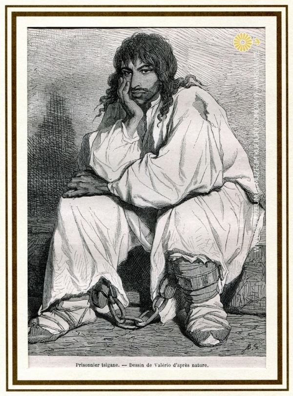 Théodore Valerio, Prisonnier tsiganes