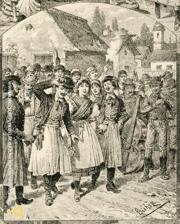 Kapela romska, zwyczaje weselne nad Balatonem