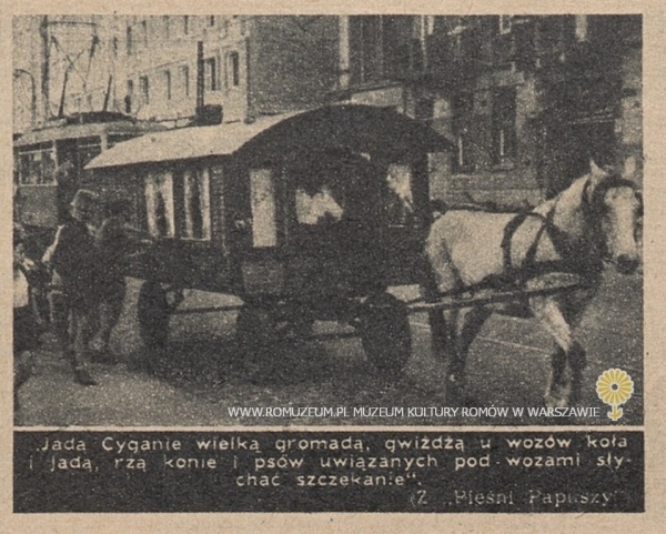 Pod cygańskim wozem, Jadą Cyganie, wielką gromadą...